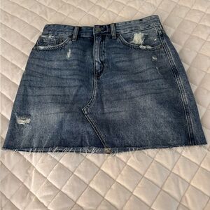 Denim Mini Skirt by Just Black Denim
